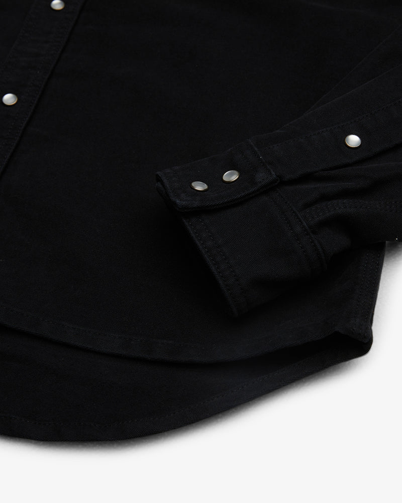 Western Moleskin Shirt - Black