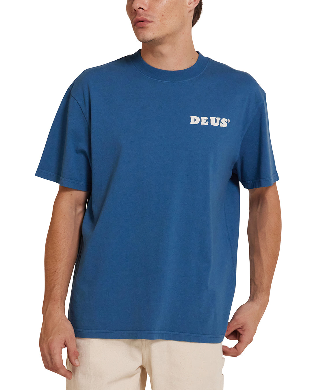 DMF241564C.RealGoodTee.MoroccanBlue|Model