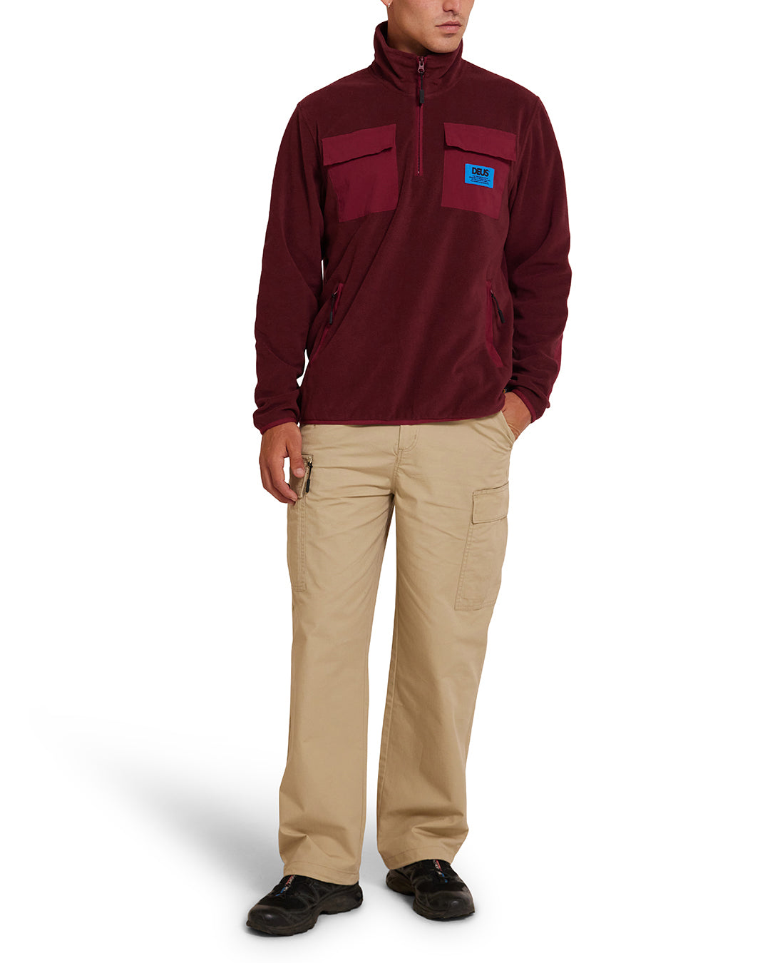 Section Zip Neck Fleece