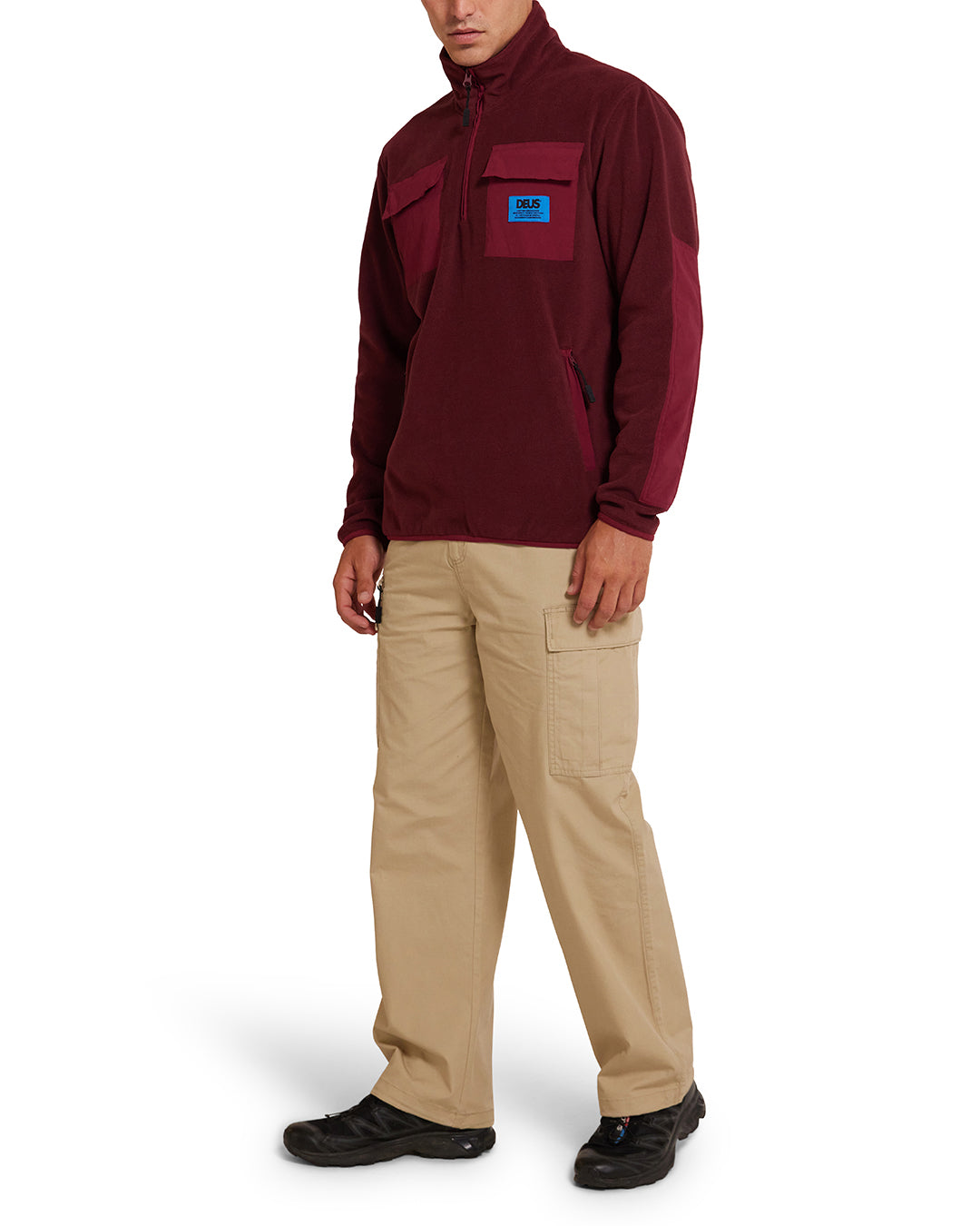 Section Zip Neck Fleece