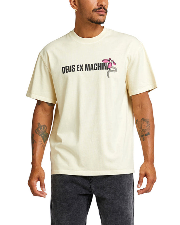 Surf Shop Tee - Dirty White|Model