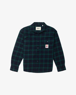 Flannel Check Shirt - Green Check