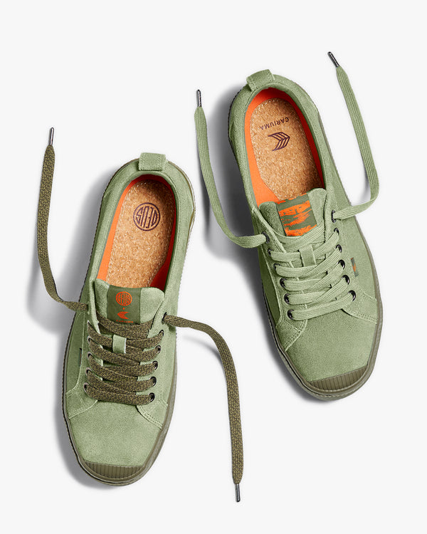 OCA Low Suede Sneaker - Green